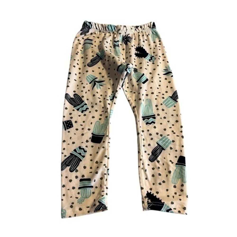 Dot dot smile cactus pants